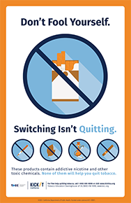 Switching Isn't Quitting poster sample