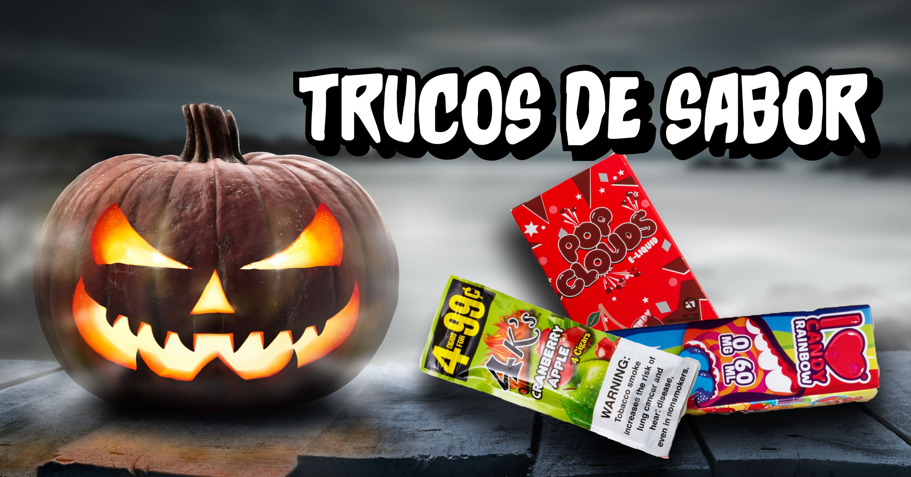 Flavor Tricks (includes a jack-o-lantern and flavored tobacco products)